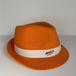 Aperol Spritz Orange Distillery Theme Advertising Summer Hat Men Women NEW